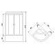 Заказать Душевая кабина Royal Bath BK 90x90 RB90BK1-M-CH-EL без гидромассажа в магазине сантехники Santeh-Crystal.ru