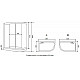 Заказать Душевая кабина Timo Premium 120x80 ILMA902RB без гидромассажа в магазине сантехники Santeh-Crystal.ru