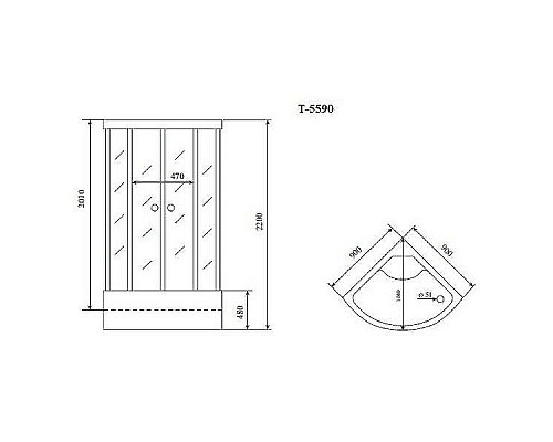 Santeh-Crystal.ru: Душевая кабина Timo Standart 90x90 T-5590 с гидромассажем Приобрести Душевая кабина Timo Standart 90x90 T-5590 с гидромассажем в магазине сантехники Santeh-Crystal.ru