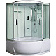 Купить Душевая кабина WeltWasser WW500 Emmer 11055-2 110x110 10000004652 профиль Хром стекло прозрачное в магазине сантехники Santeh-Crystal.ru
