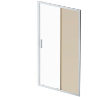 Душевая дверь AM.PM Gem 120 W90G-120-1-195MBr профиль Хром матовый стекло бронзовое-прозрачное