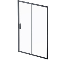 Душевая дверь AM.PM Gem 140 W90G-140-1-195BT профиль Черный матовый стекло прозрачное