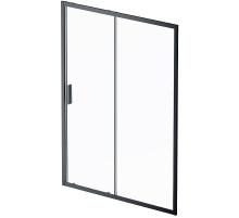 Душевая дверь AM.PM Gem 150 W90G-150-1-195BT профиль Черный матовый стекло прозрачное