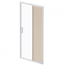 Душевая дверь AM.PM Gem Solo 110 W90G-110-1-195MBr профиль Хром матовый стекло бронзовое-прозрачное