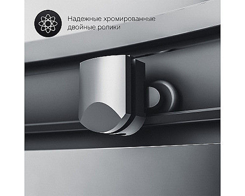 Заказать Душевой уголок AM.PM Gem 100х80 W90G-404-100280-BT профиль Черный матовый стекло прозрачное в магазине сантехники Santeh-Crystal.ru