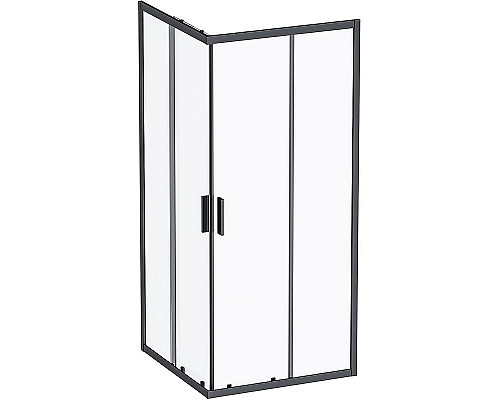 Заказать Душевой уголок AM.PM Gem S 90х90 W93G-403-090BT профиль Черный матовый стекло прозрачное в магазине сантехники Santeh-Crystal.ru