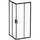 Заказать Душевой уголок AM.PM Gem S 90х90 W93G-403-090BT профиль Черный матовый стекло прозрачное в магазине сантехники Santeh-Crystal.ru