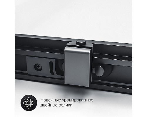 Заказать Душевой уголок AM.PM Gem S 90х90 W93G-403-090BT профиль Черный матовый стекло прозрачное в магазине сантехники Santeh-Crystal.ru