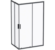 Душевой уголок AM.PM Gem S 120х80 W93G-404-120280-BT профиль Черный матовый стекло прозрачное
