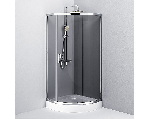 Santeh-Crystal.ru: Душевой уголок AM.PM Like Solo Slide 90x90 W83G-315-090CG профиль Хром глянцевый стекло тонированное Заказать Душевой уголок AM.PM Like Solo Slide 90x90 W83G-315-090CG профиль Хром глянцевый стекло тонированное в магазине сантехники Santeh-Crystal.ru