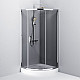 Заказать Душевой уголок AM.PM Like Solo Slide 90x90 W83G-315-090CG профиль Хром глянцевый стекло тонированное в магазине сантехники Santeh-Crystal.ru