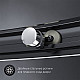 Заказать Душевой уголок AM.PM Like Solo Slide 90x90 W83G-315-090CG профиль Хром глянцевый стекло тонированное в магазине сантехники Santeh-Crystal.ru