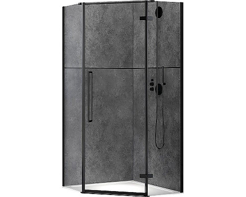 Santeh-Crystal.ru: Душевой уголок Abber 100х100 AG05100B профиль Черный стекло прозрачное Купить Душевой уголок Abber 100х100 AG05100B профиль Черный стекло прозрачное в магазине сантехники Santeh-Crystal.ru