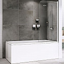 Шторка на ванну Abber Ewiges Wasser 100х140 AG52100 профиль Хром стекло прозрачное Шторка на ванну Abber Ewiges Wasser 100х140 AG52100 профиль Хром стекло прозрачное