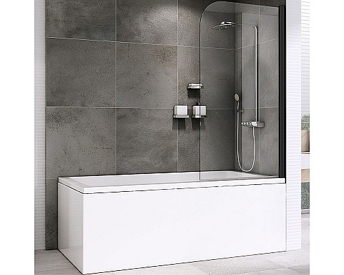 Santeh-Crystal.ru: Шторка на ванну Abber Ewiges Wasser 100х140 AG52100B профиль Черный стекло прозрачное Купить Шторка на ванну Abber Ewiges Wasser 100х140 AG52100B профиль Черный стекло прозрачное в магазине сантехники Santeh-Crystal.ru