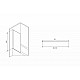 Заказать Шторка на ванну Abber Immer Offen 80x140 AG71080B профиль Черный стекло прозрачное в магазине сантехники Santeh-Crystal.ru