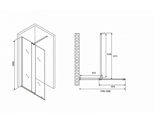Santeh-Crystal.ru: Душевая перегородка Abber Komfort 120 AG09120 профиль Хром стекло прозрачное Заказать Душевая перегородка Abber Komfort 120 AG09120 профиль Хром стекло прозрачное в магазине сантехники Santeh-Crystal.ru