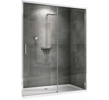 Душевая дверь Abber Komfort 170 AG93170 профиль Хром стекло прозрачное