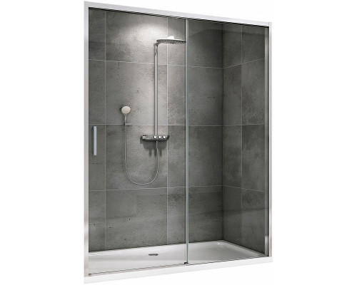 Душевая дверь Abber Komfort 170 AG93170 профиль Хром стекло прозрачное