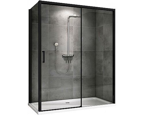 Santeh-Crystal.ru: Душевой уголок Abber Komfort 170x100 AG93170B-S102B профиль Черный стекло прозрачное Приобрести Душевой уголок Abber Komfort 170x100 AG93170B-S102B профиль Черный стекло прозрачное в магазине сантехники Santeh-Crystal.ru