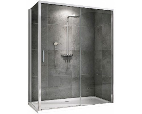 Душевой уголок Abber Komfort 130x90 AG93130-S92 профиль Хром стекло прозрачное