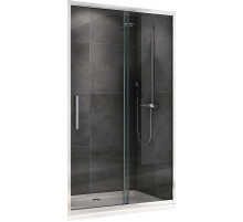 Душевая дверь Abber Schwarzer Diamant 120 AG30120H профиль Хром стекло прозрачное