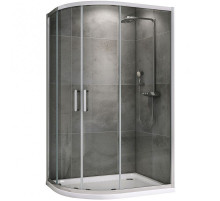 Душевой уголок Abber Schwarzer Diamant 100x90 AG01190 профиль Хром стекло прозрачное