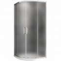 Душевой уголок Abber Schwarzer Diamant 80x80 AG01080M профиль Хром стекло матовое