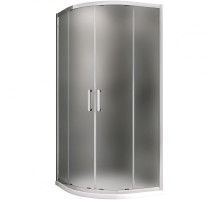 Душевой уголок Abber Schwarzer Diamant 80x80 AG01080M профиль Хром стекло матовое