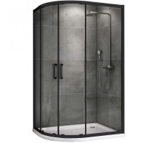 Душевой уголок Abber Schwarzer Diamant 110x90 AG01119B профиль Черный стекло прозрачное