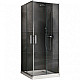 Купить Душевой уголок Abber Schwarzer Diamant 100x100 AG021005 профиль Хром стекло прозрачное в магазине сантехники Santeh-Crystal.ru