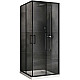 Приобрести Душевой уголок Abber Schwarzer Diamant 100x100 AG02100B5 профиль Черный стекло прозрачное в магазине сантехники Santeh-Crystal.ru