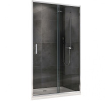Душевая дверь Abber Schwarzer Diamant 110 AG301105 профиль Хром стекло прозрачное