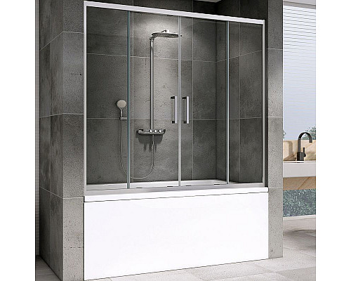 Santeh-Crystal.ru: Шторка на ванну Abber Schwarzer Diamant 170х140 AG57170 профиль Хром стекло прозрачное Заказать Шторка на ванну Abber Schwarzer Diamant 170х140 AG57170 профиль Хром стекло прозрачное в магазине сантехники Santeh-Crystal.ru