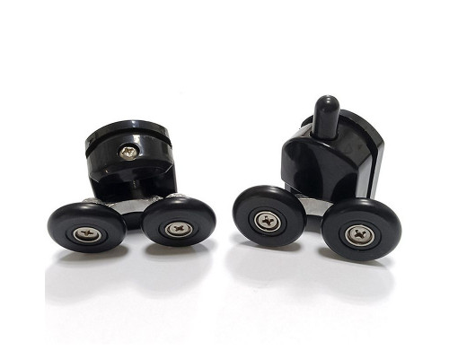 Приобрести Душевой уголок Abber Schwarzer Diamant 170x75 AG30170BH-S75B-S75B профиль Черный стекло прозрачное в магазине сантехники Santeh-Crystal.ru