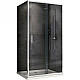 Заказать Душевой уголок Abber Schwarzer Diamant 100x100 AG301005-S1005 профиль Хром стекло прозрачное в магазине сантехники Santeh-Crystal.ru
