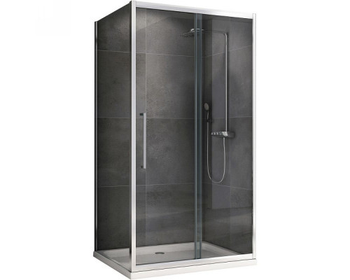 Купить Душевой уголок Abber Schwarzer Diamant 170x85 AG30170H-S85 профиль Хром стекло прозрачное в магазине сантехники Santeh-Crystal.ru