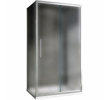Душевой уголок Abber Schwarzer Diamant 140x75 AG30140MH-S75M-S75M профиль Хром стекло матовое