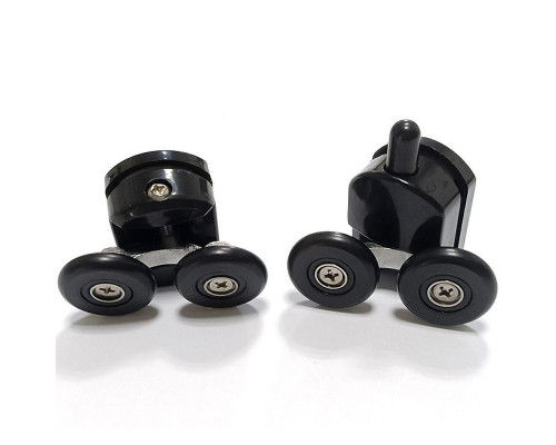 Заказать Душевой уголок Abber Schwarzer Diamant 150x70 AG30150B5-S70B5 профиль Черный стекло прозрачное в магазине сантехники Santeh-Crystal.ru