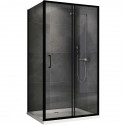 Душевой уголок Abber Schwarzer Diamant 120x100 AG30120B5-S100B5 профиль Черный стекло прозрачное