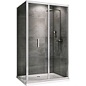 Душевой уголок Abber Sonnenstrand 90x80 AG07090-S80 профиль Хром стекло прозрачное