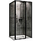 Купить Душевой уголок Abber Sonnenstrand 120x90 AG04120BS-S90B профиль Черный стекло прозрачное в магазине сантехники Santeh-Crystal.ru