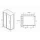 Купить Душевой уголок Abber Sonnenstrand 120x90 AG04120BS-S90B профиль Черный стекло прозрачное в магазине сантехники Santeh-Crystal.ru