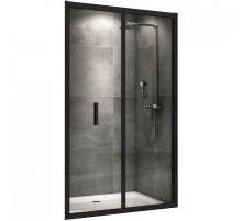 Душевая дверь Abber Sonnenstrand 100 AG07100B профиль Черный стекло прозрачное