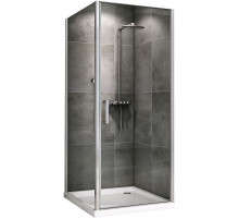 Душевой уголок Abber Sonnenstrand 70x75 AG04070-S75 профиль Хром стекло прозрачное