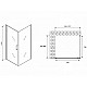 Приобрести Душевой уголок Abber Sonnenstrand 100x85 AG04100-S85 профиль Хром стекло прозрачное в магазине сантехники Santeh-Crystal.ru