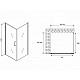 Заказать Душевой уголок Abber Sonnenstrand 90x75 AG04090B-S75B профиль Черный стекло прозрачное в магазине сантехники Santeh-Crystal.ru