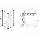 Заказать Душевой уголок Abber Sonnenstrand 90х80 AG04090M-S80M профиль Хром стекло матовое в магазине сантехники Santeh-Crystal.ru