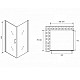 Приобрести Душевой уголок Abber Sonnenstrand 100х80 AG04100M-S80M профиль Хром стекло матовое в магазине сантехники Santeh-Crystal.ru
