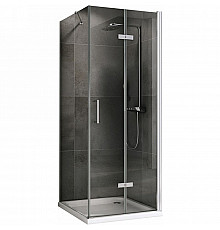 Душевой уголок Abber Zart 70x100 AG08070P-S101 профиль Хром стекло прозрачное